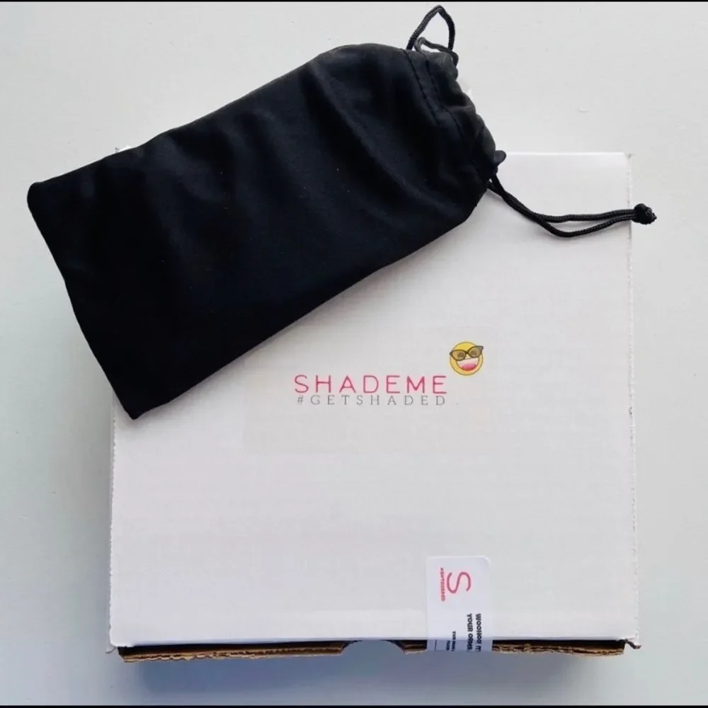 H8: BLACK Clear Lens Aviator Glasses - Picture 4 of 4